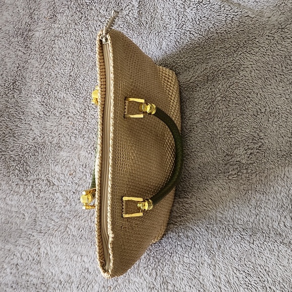 Woman hand bag tote woven style vintage retro - Picture 5 of 8